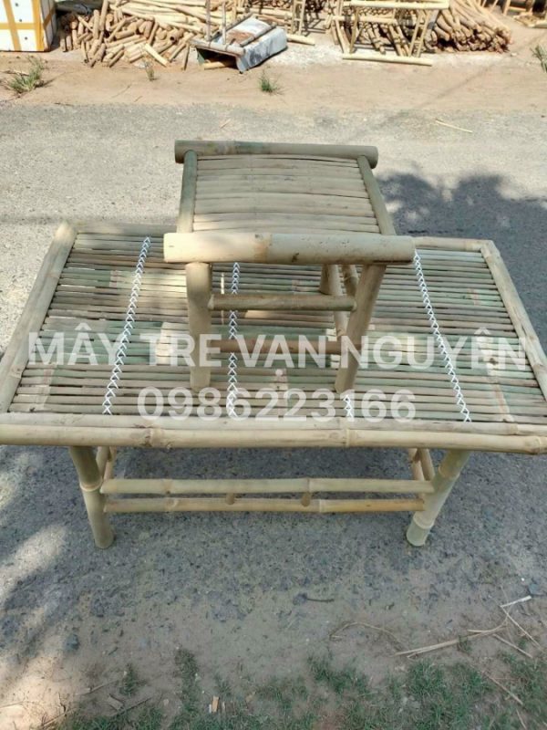 Bộ Bàn Ghế Tre - Ảnh 3